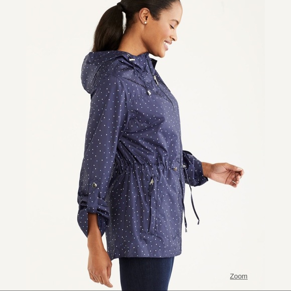 Jones New York $78 Packable Parka In A Pocket Blue - Picture 2 of 12